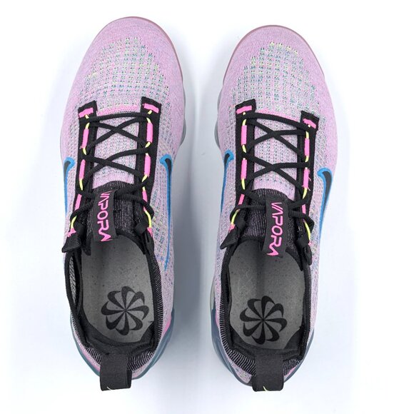 Nike Vapormax Flyknit 2021 Pink Blast Blue - Picture 3 of 12